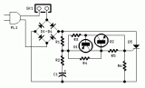 220 Volts Flashing Lamps-circuit diagram