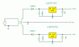 Dual Regulated Power Supply-circuit diagram